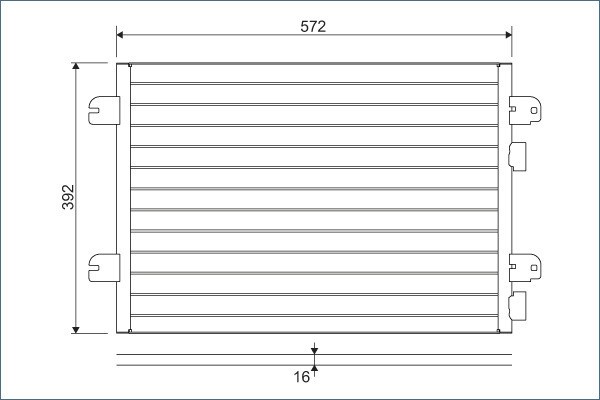 VALEO 817701 Condensator, climatizare