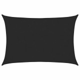 Cumpara ieftin Panza parasolar, negru, 3x4,5 m, HDPE, 160 g/m&sup2;