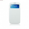 Husa Flip S-View Window Samsung Galaxy S4 I9505 Alba Premium