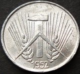 Moneda 1 PFENNIG RDG - GERMANIA DEMOCRATA, anul 1952 *cod 1202, Europa