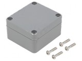 Carcasă universală ABS gri deschis IP68 58mm x 64mm x 35mm