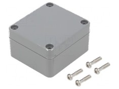 Carcasă universală ABS gri deschis IP68 58mm x 64mm x 35mm