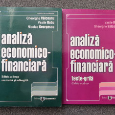 ANALIZA ECONOMICO-FINANCIARA - Valceanu, Robu (2 volume)