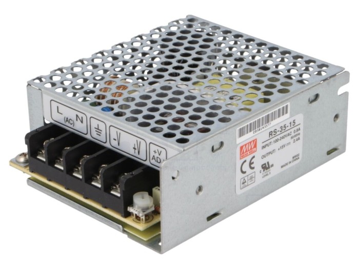 Alimentator pulsatoriu modular 35W 15VDC 2,4A