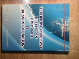 Notiuni de cadastru si topografie necesare in evaluarile imobiliare - Mihai Racovicean; Victor Doandes (Editura Marineasa, 2008) - autografe autori