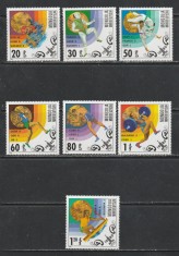 Mongolia 1980 - #309 Medaliati la Jocurile Olimpice 7v MNH foto