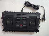 Incarcator dublu rapid Parkside PDSLG 20 B1 20V mufa EU 2 pini 2x4.5A IAN 497645