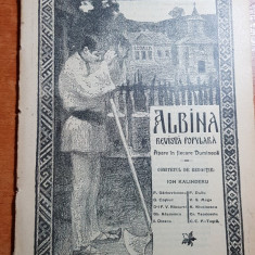 albina 10-17 august 1908+supliment-art. industria lemnului in romania