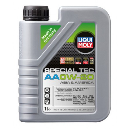 Engine oil Special TEC AA (1L) 0W20 ;API ILSAC GF-5; SN; CHRYSLER MS-6395; FORD M2C946 A; GM 6094M; HONDA; HYUNDAI; ISUZU; KIA; MAZDA; MITSUBISHI; NIS