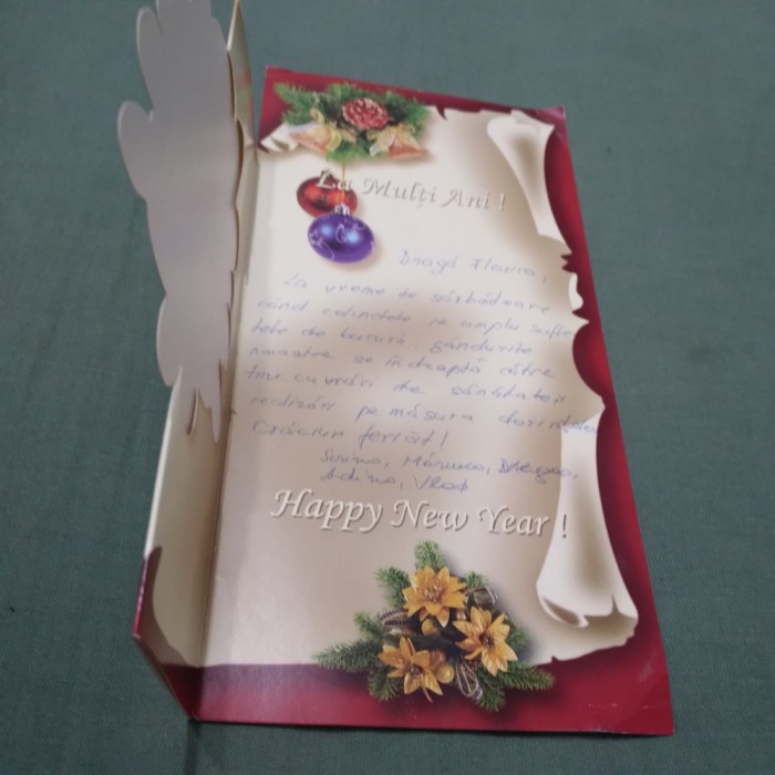 CARTE POSTALA -FELICITARE 3D CIRCULATA