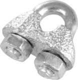 Clema pentru cablu de otel 3 mm, zincata (tip U) Strend Pro