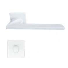 M&acirc;ner pentru uși de interior - M1054 - alb cu rozetă WC