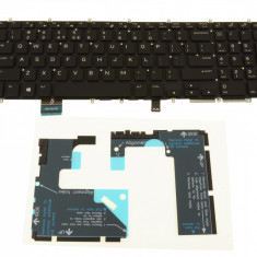 Tastatura Laptop Gaming, Dell, Alienware M15 R1, 1PGHR, 01PGHR, MPW23, 0MPW23, iluminata RGB, layout US