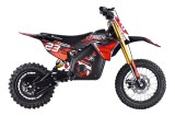 Cumpara ieftin Motocicleta Electrica Copii Hollicy Eco Tiger 1000W, 36V, 12/10, Rosu, 6-12 ani, Off Road, Garantie 24 Luni