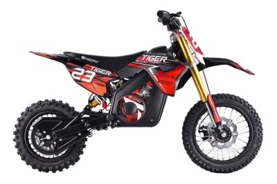 Motocicleta electrica Eco Tiger 1000W 36V 12 10 Rosu foto