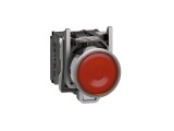 Comutator apăsare 22mm 1NC 1NO LED