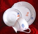 SET MIC DEJUN PORTELAN HUTSCHENREUTHER FLEURON CHLOE PARIS DECOR ST. MICHEL CEASCA CAFEA CU FARFURII