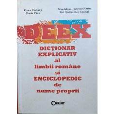 Deex Dictionar Explicativ Al Limbii Romane Si Enciclopedic De - Colectiv , G378