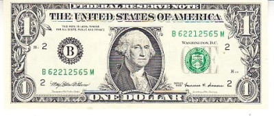 B11 - Bancnota foarte veche - America USA - 1 dolar - 1999 foto