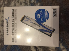 SSD Sabrent Rocket Q 500gb M2 NVME NOU SIGILAT foto