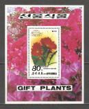Coreea de Nord.1989 Flori de plante-Bl. SC.132, Nestampilat