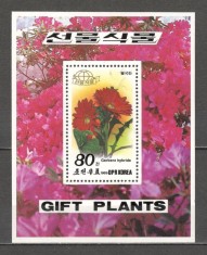 Coreea de Nord.1989 Flori de plante-Bl. SC.132