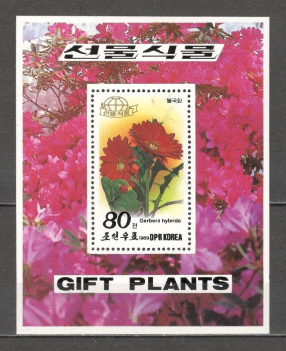 Coreea de Nord.1989 Flori de plante-Bl. SC.132