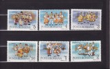 ROMANIA 1986 LP 1172 OBICEIURI FOLCLORICE ROMANESTI DE ANUL NOU SERIE MNH, Nestampilat