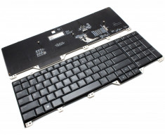 Tastatura Laptop Dell Alienware Area-51m Neagra Layout UK-US Cu Iluminare foto