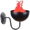 Lampa decorativa cu flacara FOXMAG24 cu proiectie halogen ce imita flacara, prindere pe perete