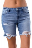 G460-4 Pantaloni scurti cu rupturi decorative