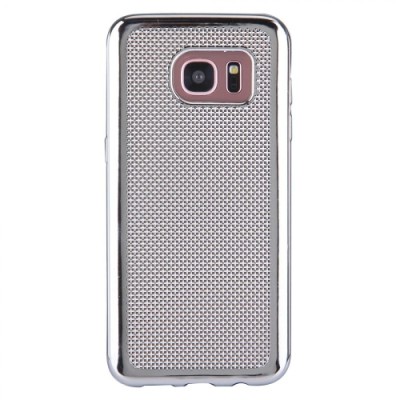 Husa Silicon Samsung S7 g930 Luxury Electroplacat Silver foto