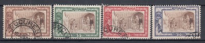 ROMANIA 1907 LP 65 OBOLUL EMISIUNE DE BINEFACERE SERIE STAMPILATA foto