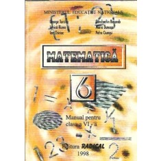 Matematica. Manual pentru clasa a VI-a - George Turcitu