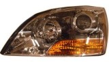 Far Kia Sorento (JC) 07.2007-04.2008 TYC partea Stanga, tip bec H1+H7 fara motoras, semnalizator orange, reglaj electric, cu lupa
