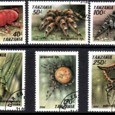 TANZANIA 1994 -FAUNA , PAIANJENI , TIMBRE STAMPILATE