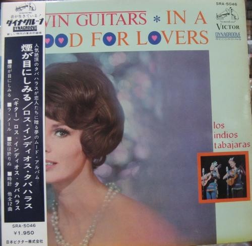 Vinil LP &quot;Japan Press&quot; Los Indios Tabajaras &lrm;&ndash; Twin Guitars &mdash; In A Mood For Lovers (NM)