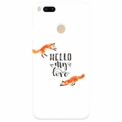 Husa silicon pentru Xiaomi Mi A1, Hello My Love foto