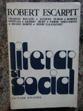 ROBERT ESCARPIT - LITERAR SI SOCIAL