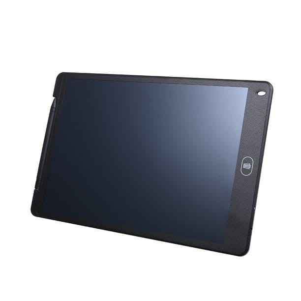 Tableta grafica cu display LCD, pentru copii, scris si desenat, 10&Prime;, 25.5 X 17.5 X 0.9 cm, Negru