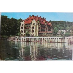 Ocna Sibiului. Pavilionul central al bailor (Carte postala circulata)