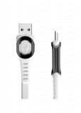 Cablu incarcare telefon USB micro 4A Konfulon DC24 alb
