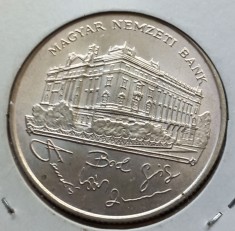 (A675) MONEDA DIN ARGINT UNGARIA - 200 FORINT 1993, COMEMORATIVA BANCA NATIONALA