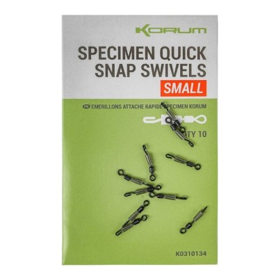 Vartej cu Agrafa Rapida Korum Quick Snap Swivels Small foto