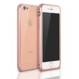 Husa Bumper Aluminiu cu Capac Copper Apple iPhone 7 Plus