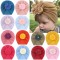 Caciulita tip turban - Floricica (Marime Disponibila: 6-9 luni (Marimea 19