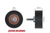Rola curea transmisie Chrysler Voyager Iv; Dodge Nitro; Jeep Cherokee; Ldv Maxus 2.5d, 2.8d 02.2000- 12.2012, NTY RNK-CH-006