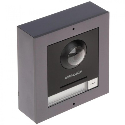 Post videointerfon de exterior pentru blocuri Hikvision DS-KD8003-IME1 (B)SURFACE Low foto
