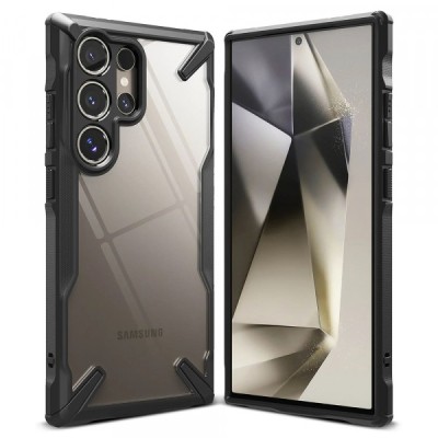 Husa pentru Samsung Galaxy S24 Ultra S928, Ringke, Fusion X, Neagra foto