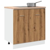 Gossi dulap inferior chiuveta stejar artizanal 80x46x81,5 cm lemn